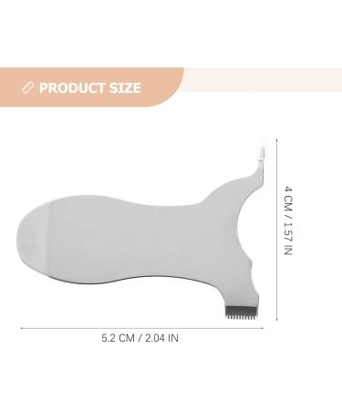 Healeved Lash Separator Tool - Eyelash Lift & Grafting Brush for Perfect Lash Perms | Silver 5.2x4cm - Buy Online on GoSupps.com
