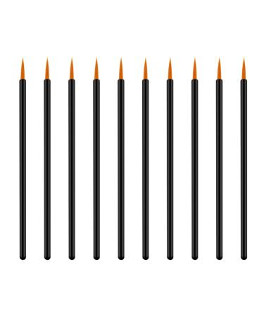 Beaupretty 100pcs Greek Goddess Headband Angled Eyeliner Brush Braiding Toy Eye Makeup Tools Makeup Brush Eyeshadow Eye Liner Wands Cosmetics Brush Makeup Set Face Yellow