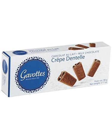Cr pe Dentelle Milk Chocolate 90g. Gavottes. 18un.