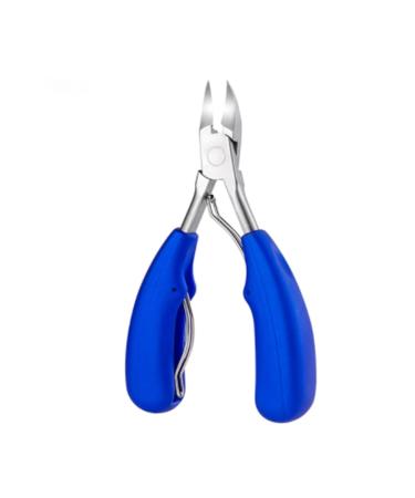 SJLS Stainless Steel Toenail Ingrown Nail Art Nipper Scissors Paronychia Dead Skin Remover Trimming Nail Clipper Pedicure Tool (Color : 07) Black blue