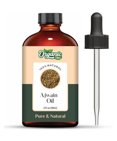 Ajwain (Trachyspermum Ammi) Oil | Pure & Natural Essential Oil for Skincare Hair Care & Massage - 118ml/3.99fl oz