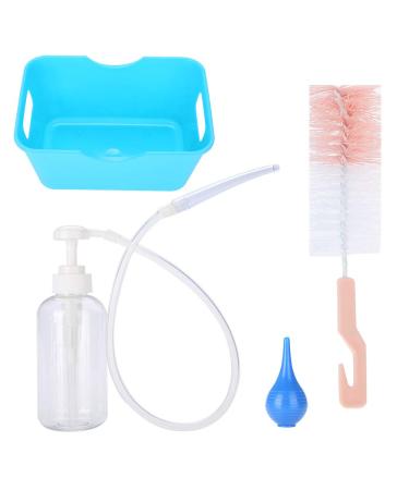 Ear Wax Removal Tool Ear Irrigation Flushing System for Adults Includes Ear Washer Bottle Bulb Syringes Cleaning Brush & Ear Basin Ear Cleaning Kit