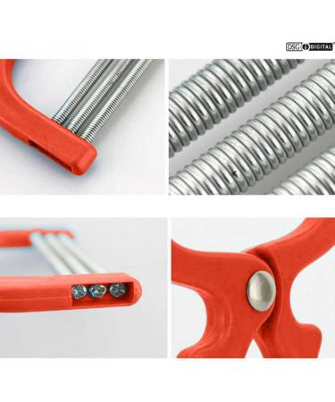 Handheld Facial Hair Removal Roller - Spring Plastic Epilator Tool for Face Care - 3 Spring Threading Stick Applicator Spatula - Safe and Effective Hair Removal (Red) - Buy Online on GoSupps.com