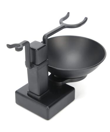 Shaving brush holder bowl soap dish stainless steel black professional shaving soap bowl shaving brush holder for men