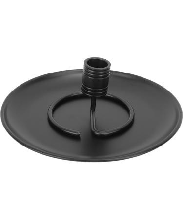 Moxa Coil Holder - Round Base with Removable Moxa Stick Storage | Compact Home Use (BLACK) - Buy Online - Buy Online on GoSupps.com