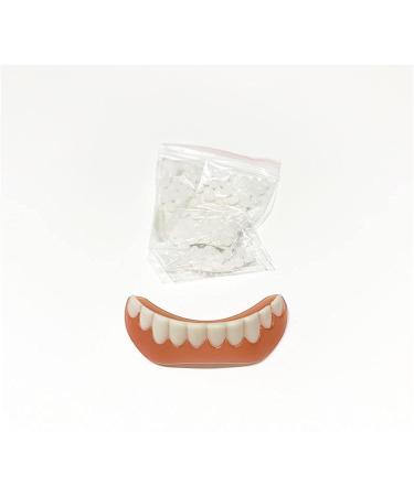 MMWMJWMB Cosmetic Fake Teeth Temporary Tooth for Snap Covering Missing Teeth Natural Shade Fit at Home Do it Yourself Smile Makeover-Default - Buy Online on GoSupps.com