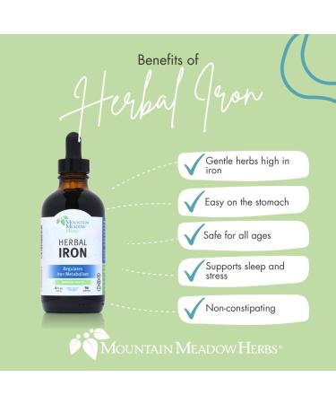 Herbal Iron 4 oz - Regulates Iron Metabolism | Natural Iron Supplement - Buy Online on GoSupps.com