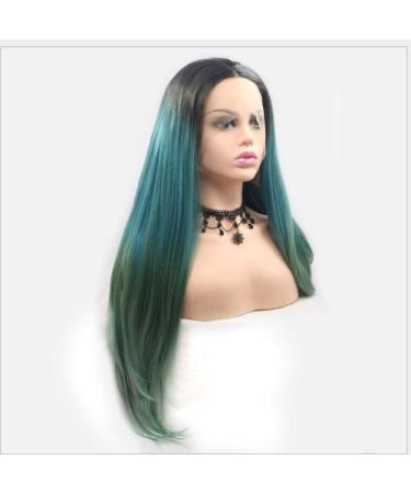 Buy BGHJUE Synthetic Hair Wig with Natural Bangs & Highlights - Fluffy Green Long Pixie Cut for Women | International Shipping - Buy Online on GoSupps.com