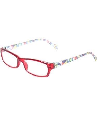 Kerecsen Reading Glasses 5 Pairs Fashion Ladies Readers with Pattern Print - Mix Color 2.5x | Women's Spring Hinge Eyeglasses - Buy Online on GoSupps.com