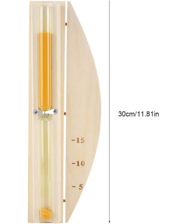 MOUMOUTEN Luxury Hourglass 15 Minute Sand Timer & Wooden Home Decoration for Sauna & Room - Buy Online on GoSupps.com