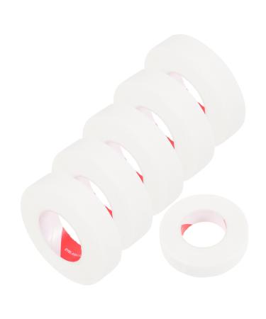 FOMIYES 6 Rolls Breathable Eyelash Tape Fixed Soft and Comfortable Patch Grafting Eyelash Tape Eyelash Tape for Lash Extensions Dedicated Beauty Products Non-woven Fabric