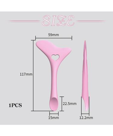 IOSPKKIO Eyeliner Template Wing Tips & Multifunction Silicone Makeup Tools - Reusable Pink Lipstick & Face Cream Applicator - Buy Online on GoSupps.com