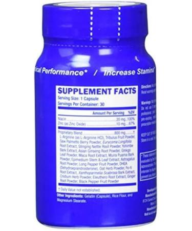 Libisure High Performance Booster for Men & Women - Stamina & Strength Increase All Day - Energy & Endurance Boost with Maca, Tribulus, Ginseng & Horny Goat Weed - 30 Caps - USA - Buy Online on GoSupps.com