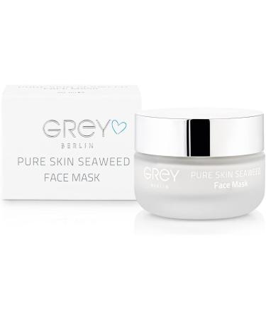 GREY Berlin GRAY Berlin Pure Skin Seaweed Facial Mask moisturizing antiaging facial mask with Icelandic algae and green clay for impure skin vegan natural cosmetics made in Germany - Buy Online on GoSupps.com