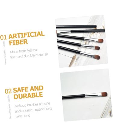 OHPHCALL 100pcs Eye Shadow Brush Makeup Supplies Face Tools Cosmetics Eye Brush Washing Capsules Plastic 13.3X0.9CM As Shown - Buy Online on GoSupps.com