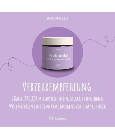 Probiotics for Healthy Intestinal Microbiome - 10 Cultures 8 Billion CFUs Vegan Capsules - Made in Austria - 60 Capsules - Buy Online on GoSupps.com