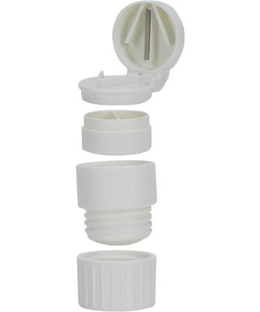 3-in-1 Pill Cutter Splitter & Crusher with Twin Compartment Storage - Heavy Duty Ideal for Medicine & Vitamins - Buy Online on GoSupps.com