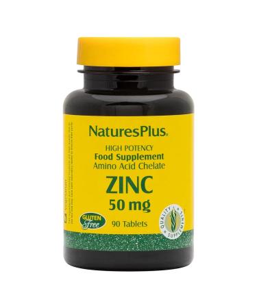 Nature's Plus Zinc 50 mg 90 Tablets