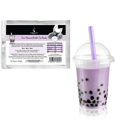 Taro Tea Powder for Bubble Tea 200 Grams - Taro Powder Makes 7 Servings- Premium Taro Milk Tea Ingredients - Gluten Free Lactose Free - Buy Online on GoSupps.com