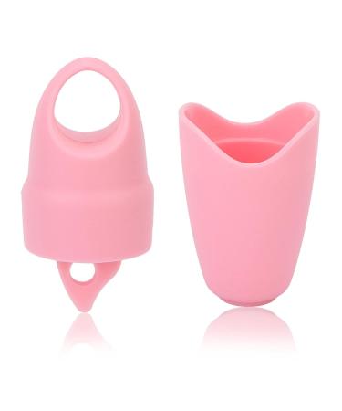 V Shaped Silicone Face Ice Mold - DIY Calming Eye Treatment & Puffiness Remover (Pink) | International Shipping Available - Buy Online on GoSupps.com