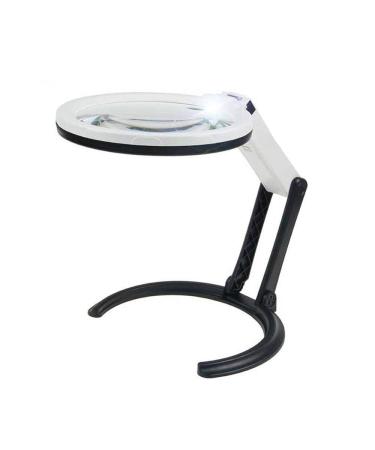 Desktop Glass for Old Man Kids Reading Power with Led Light Folding 6X 10x Glass Made in China