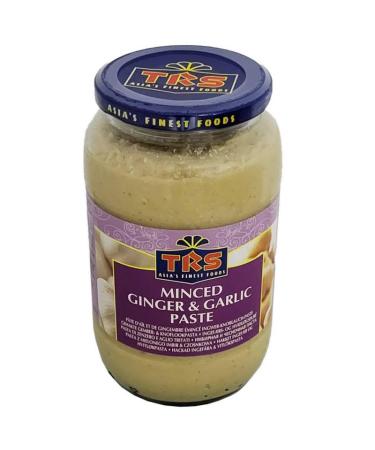 TRS Minced Ginger & Garlic Paste 1kg | Authentic Flavor | Premium Quality | Versatile Usage | No Added Preservatives | Consistent Taste