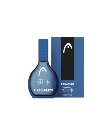 HEAD Attitude Mens Fragrance Cologne Eau De Toilette EDT 100 milliliters / 3.4 ounces Fresh Mint Sandalwood 3.4 Fl Oz (Pack of 1)