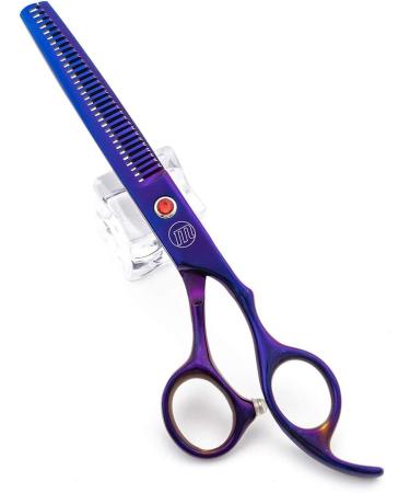 Moontay Professional Dog Grooming Scissors Set - 7.0/8.0 inches 4-Piece JP Stainless Steel Shears for Dogs, Cats, and Pets - Purple - Buy Online on GoSupps.com