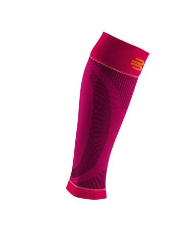 BAUERFEIND Calf Bandage Compression Sleeves Lower Leg 1 Pair Leg Warmers Unisex Pink XL extra long
