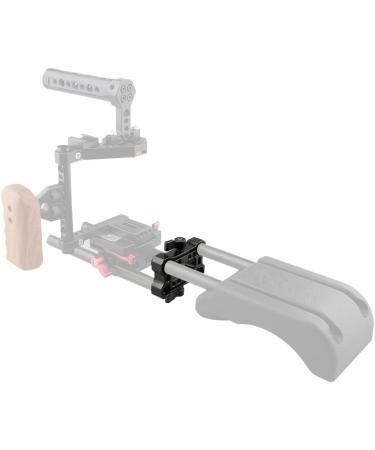 CAMVATE 15mm Rod Offset Raiser Clamp for Shoulder Rig Railblock System (Black Thumbscrew) - 1690 - Buy Online on GoSupps.com