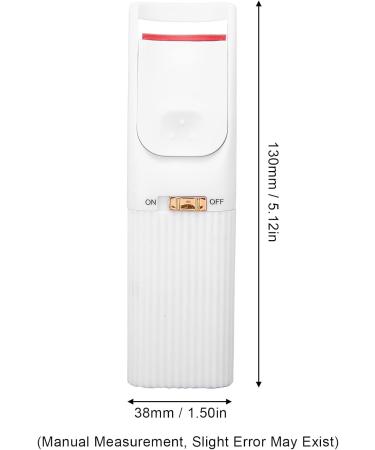 Heated Eyelash Curler Electric Eye Lashes Curler USB Intelligent Temperature Control Quick Preheating Ergonomic Design Heated Lash Curler (Blanco) - Buy Online on GoSupps.com