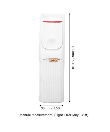 Heated Eyelash Curler - USB Intelligent Temperature Control | Quick Preheating | Ergonomic Design (White) - Perfect for Stunning Lashes - Buy Online on GoSupps.com