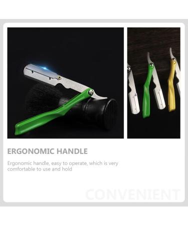 Frcolor Metal Bracket Hairdresser Razor - Professional Folding Blade Holder for Barbers | International Shipping - Buy Online on GoSupps.com