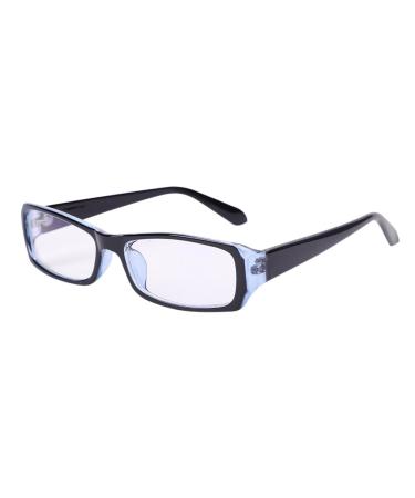 Blue Light Locking Glasses Reading Glasses Computer Game TV Phones Glass Square Nerd Eyeglasses Anti-Blue Ray Glasses Anti-Glare Anti-Reflective Anti-Fatigue Eyewear with Lightweight Frame Clear Lens