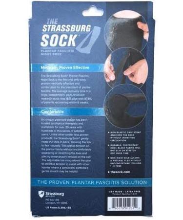 Strassburg Sock Black Large - 16-21 inch Calf Circumference - Size Guide - Buy Online on GoSupps.com