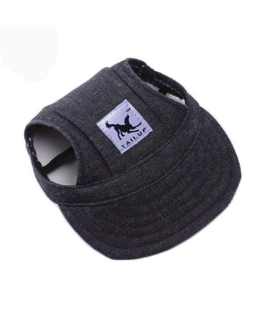 EGURS DOUS BASSEBALL HATES PEACE SUNBONNET SONNECTION DOC HUDE CAP Dog Hut for Small Medium and Large Dogs and Cats Denim Schwarz S