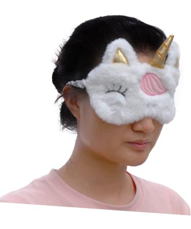 Beavorty 2 Pi ces visi re de licorne en peluche couvre-yeux pour dormir licorne qui dort cache-oeil de sommeil licorne visi re sommeil de la visi re Dessin anim bandeau combinaison voyage - Buy Online on GoSupps.com