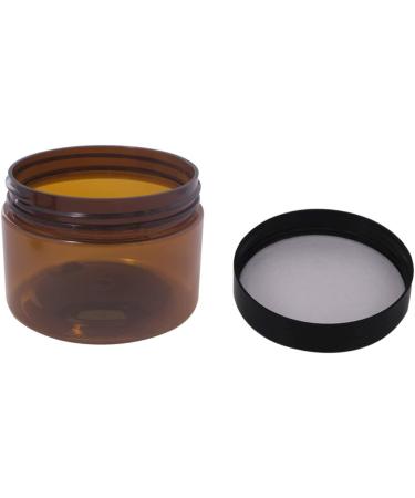 20 Pack 4oz Amber Plastic Jars with Black Lids - PET Storage Container for Cosmetics - Includes Spatulas, Pen, Labels - By ZMYBCPACK - Buy Online on GoSupps.com