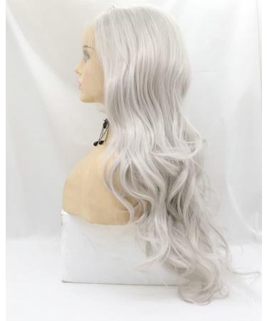 Buy 22 Natural Gray Drag Queen Wigs - Synthetic Lace Front Wigs for Women | International Shipping - Buy Online on GoSupps.com