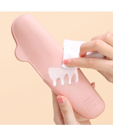 USTNIR Makeup Brush Holder Portable Silicone Magnetic Closure Facial Brush Holder Soft and Elegant Perfect for Travel - Buy Online on GoSupps.com