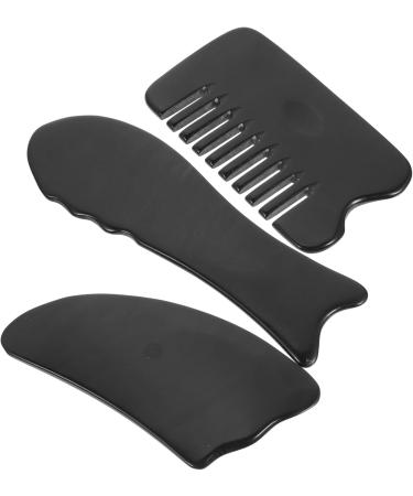 Minkissy HornScharb Multifunctional Muscle Scraper & Facial Gua Sha Board | Myofascial Massage Tools & Accessories for Body Care - Buy Online on GoSupps.com