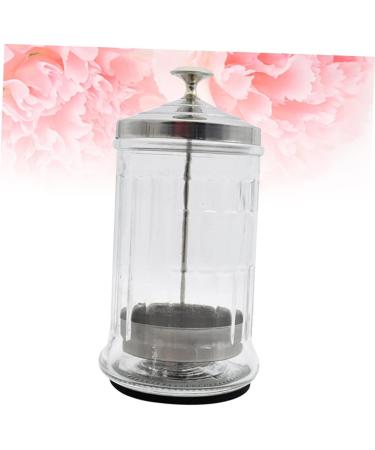 Buy Transparent Barber Tool Scissors Bottle | Hair Salon Essential 10.5x10.5cm - International Shipping - Buy Online on GoSupps.com