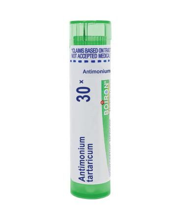 Boiron Antimonium Tartaricum 30X for Thick Mucus & Non Productive Cough - 80 Pellets