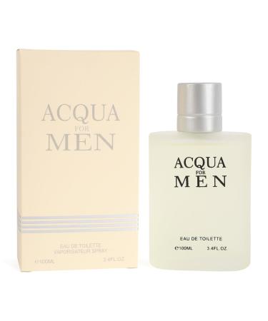 EBC PERFUME Acqua Spray Cologne - Eau De Toilette for Men - 3.4 fl.oz
