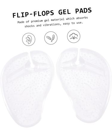 NOLITOY Forefoot Pad Stickers | 12 Pairs Gel Insoles & Toe Protectors for Flip-Flops & Sandals | Non-Slip Foot Protection - Buy Online on GoSupps.com