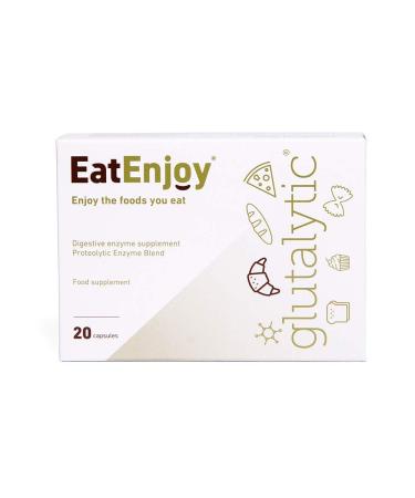 EatEnjoy Glutalytic - Gluten Intolerance Pills Gluten Tablets Capsules Gluten Supplements