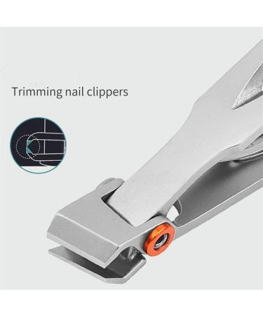 Professional Nail Clippers Stainless Steel Wide Jaw Opening Manicure Fingernail Cutter Thick Hard Ingrown Toenail Scissors Tools (Color : C2 Size : 2pc) 2pc C2 - Buy Online on GoSupps.com
