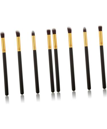 Beavorty 8 Pcs Creme Eyeshadows Makeup Pencil Eye Make-up Brush Kit Eye Shadow Brush Tool Dropshipping mediumx2pcs Black+goldx2pcs - Buy Online on GoSupps.com