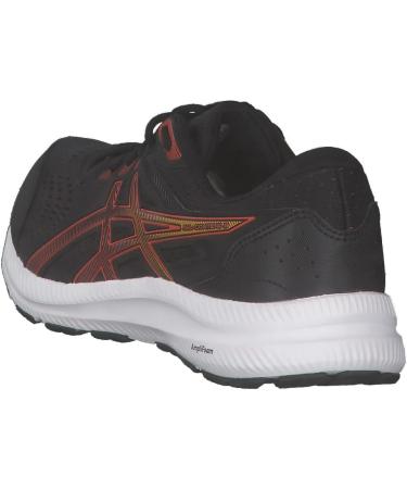 ASICS Gel-Contend 8 Running Shoe for Men - Black/Red 41.5 EU | International Shipping Available - Buy Online on GoSupps.com