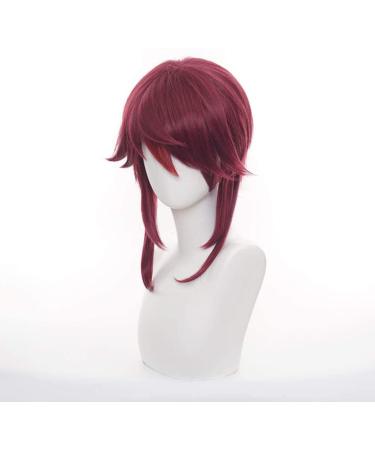 wxypreey Rosaria Short Heat Resistant Synthetic Hair Wig - Perfect for Halloween + Free Wig Cap | International Shipping Available - Buy Online on GoSupps.com